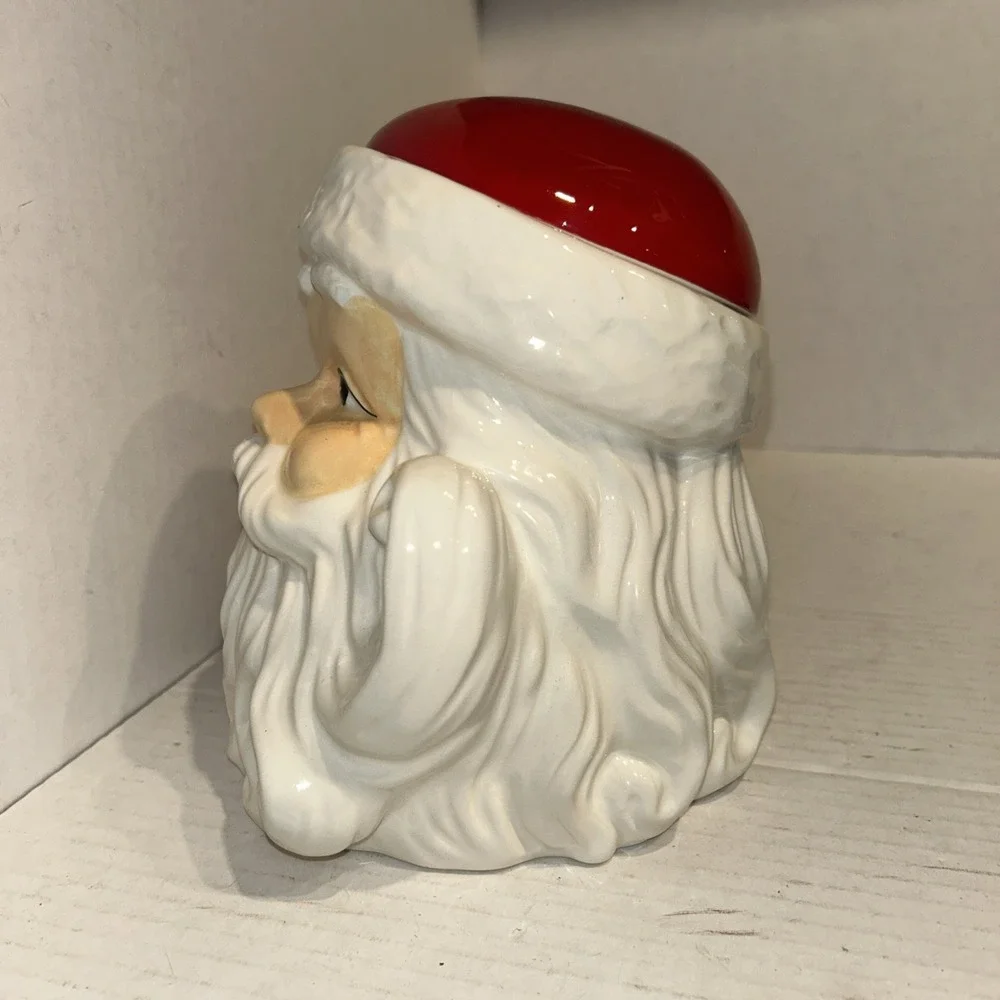 Audrey's Christmas Santa Cookie Jar 9